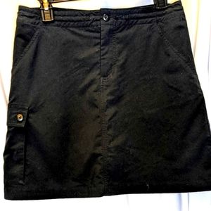 Patagonia cargo skort black sz 6